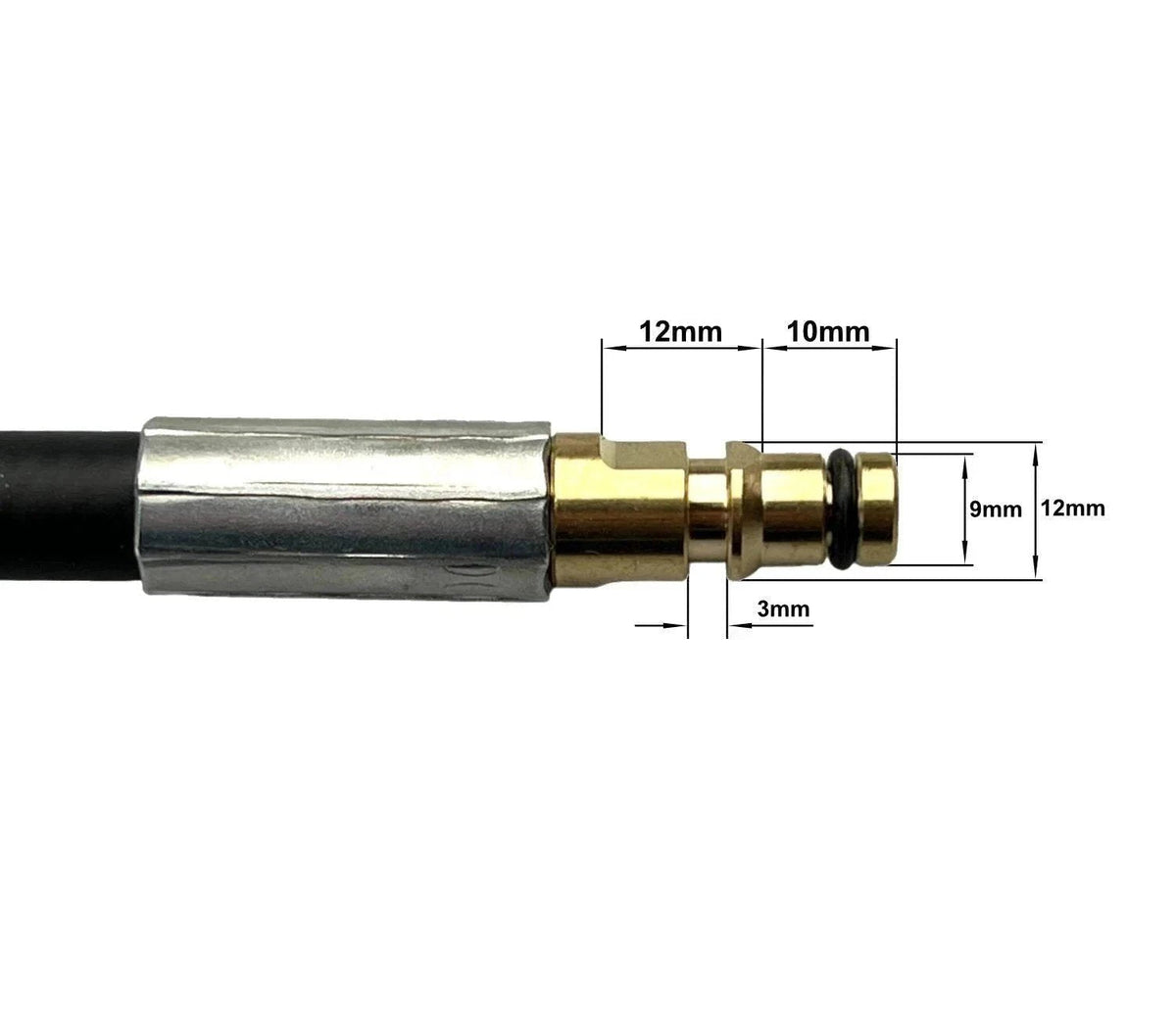 Quick-Click-Adapter M22 AG – für ausgewählte Kärcher-/Workzone-Anschlüsse – Detailansicht