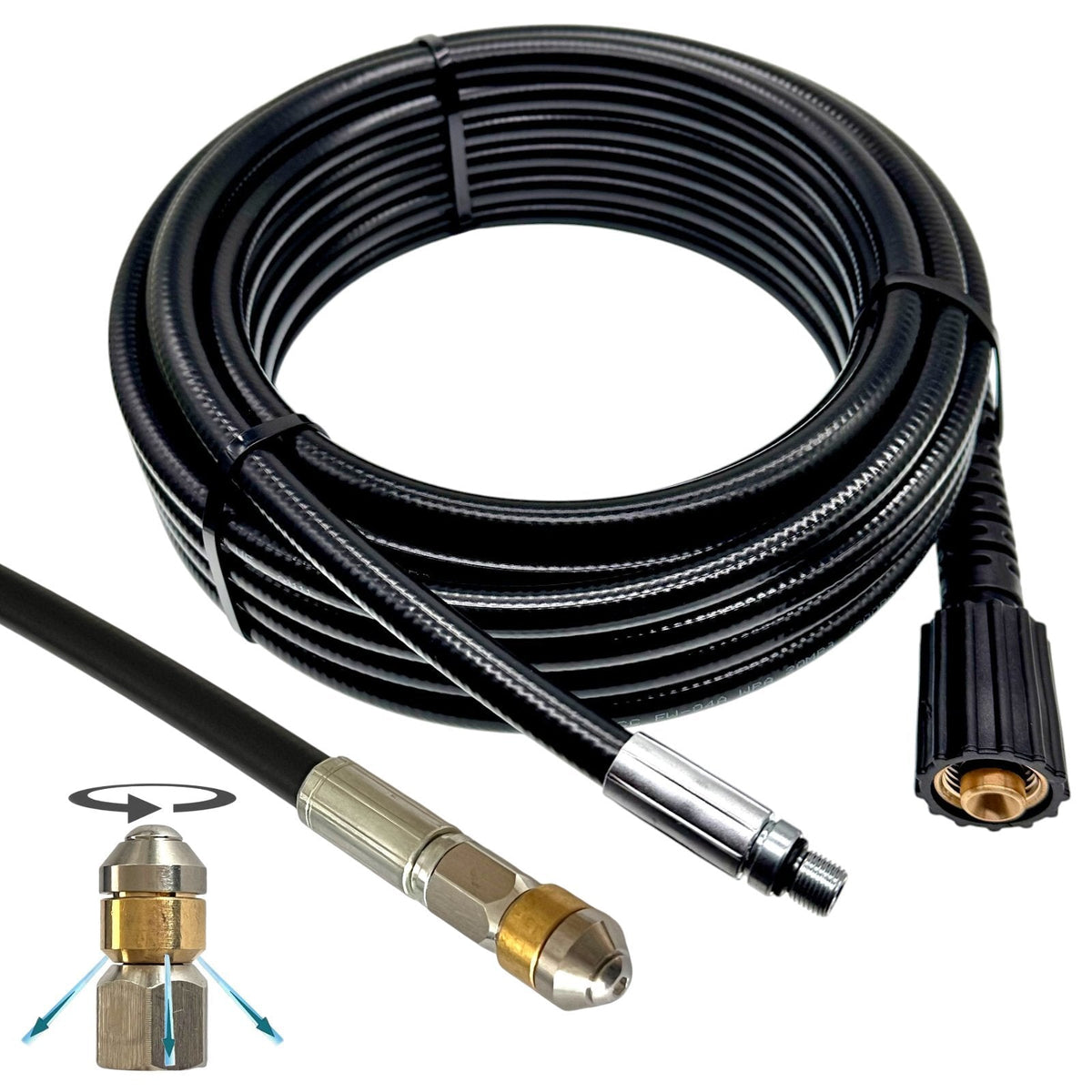 Rohrreinigungsschlauch für Nilfisk/Alto – 1/2 Zoll IG, 14 mm Dorn – Produktansicht 4