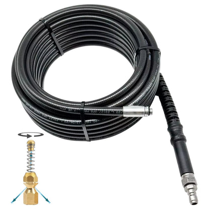 Rohrreinigungsschlauch mit 1/4-Zoll-Schnellkupplungsstecker – Produktansicht 3