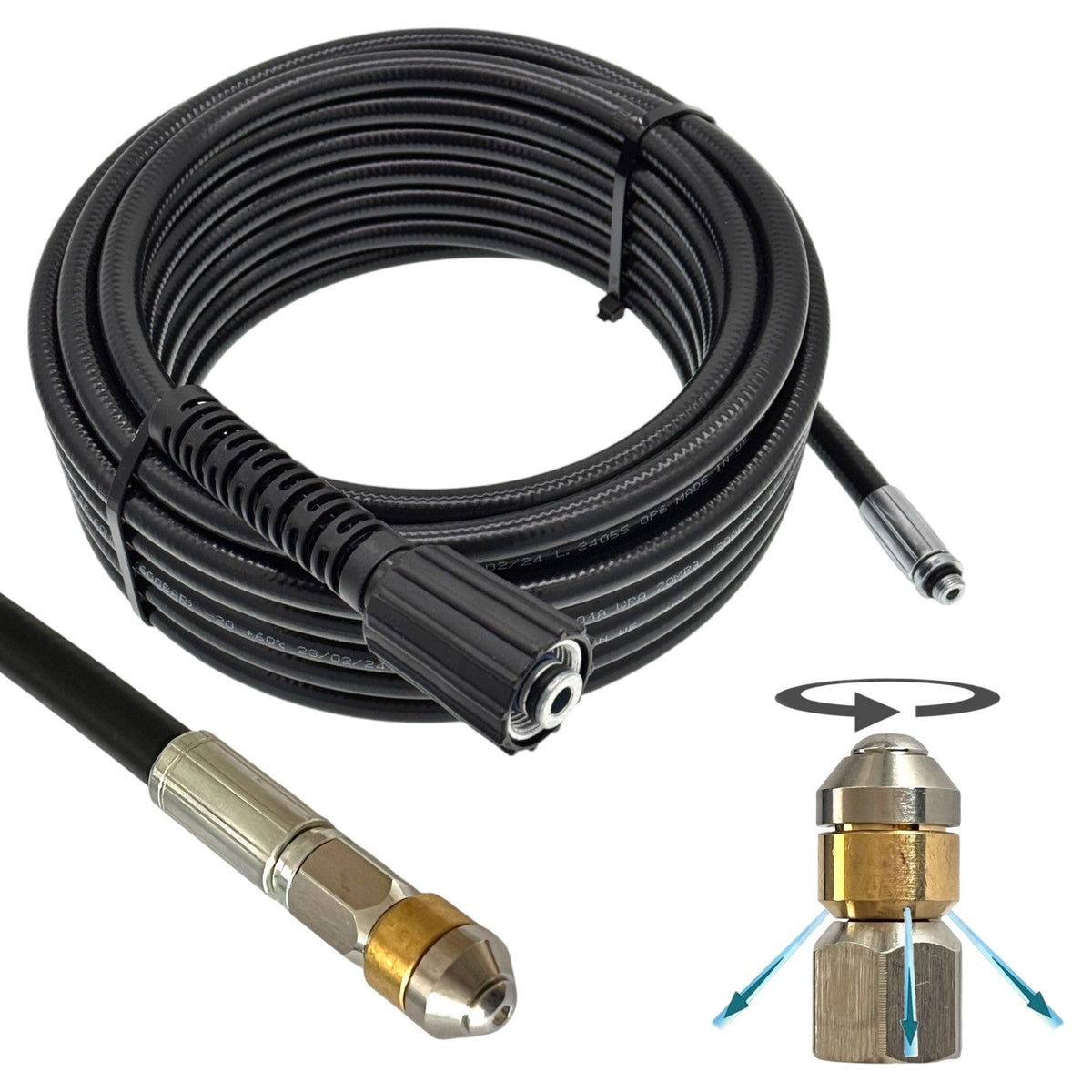 Rohrreinigungsschlauch M22 × 1,5 IG – 14/15 mm Dorn – Produktansicht 4