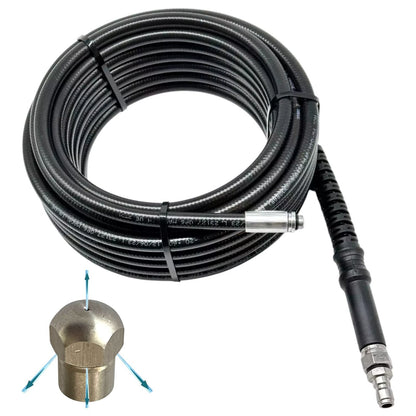 Rohrreinigungsschlauch mit 1/4-Zoll-Schnellkupplungsstecker – Produktansicht 6