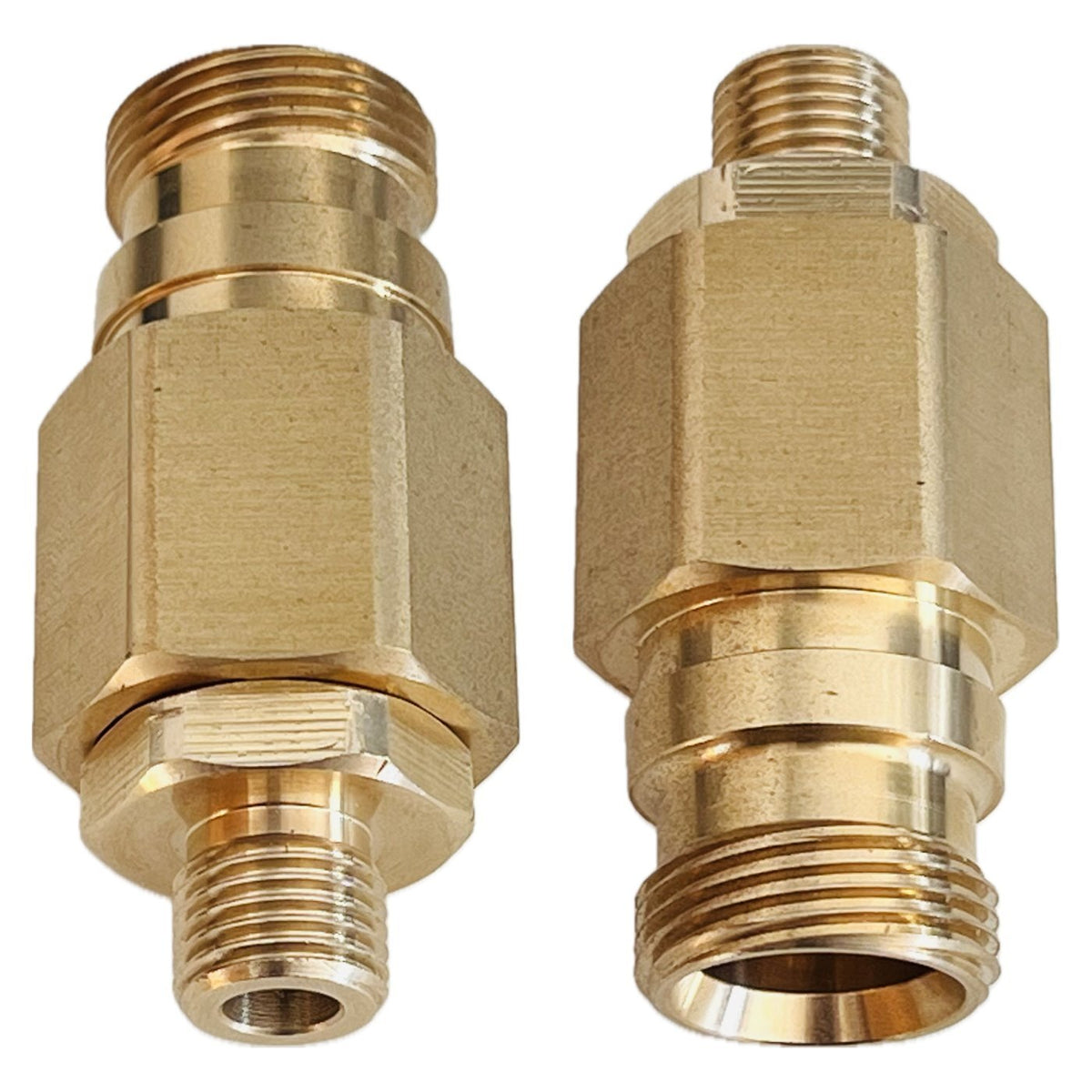 Hochdruckadapter TR22 AG auf 1/4 Zoll AG – Messing – Anschlussdetail