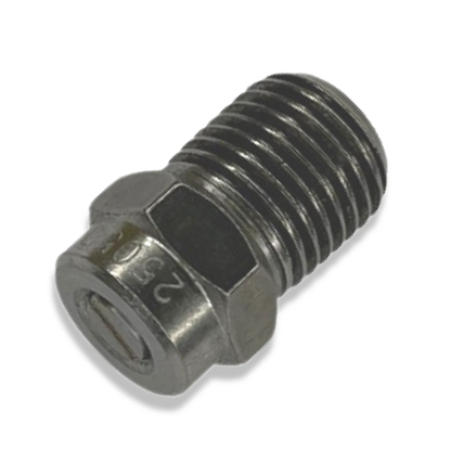 Flachstrahldüse 25° – 1/4 Zoll NPT AG, Düsenkennzahl 035 oder 045 – 035