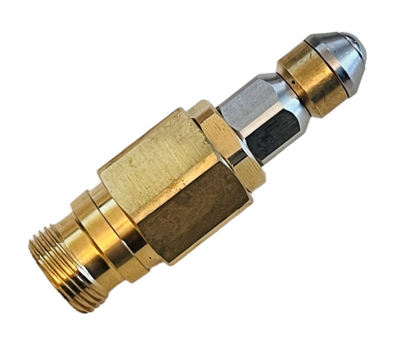 Rohrreinigungsdüse mit TR22-Adapter – starr oder rotierend – Rotierende Rohrreinigungsdüse