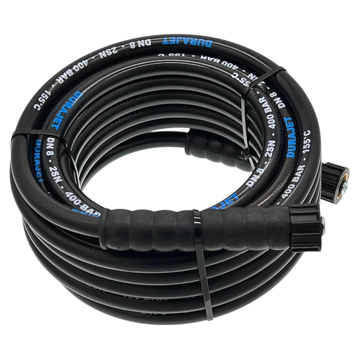 Profi-Hochdruckschlauch DN8 – 400 bar, beidseitig M22 IG, 2 Drahteinlagen – Ansicht 3