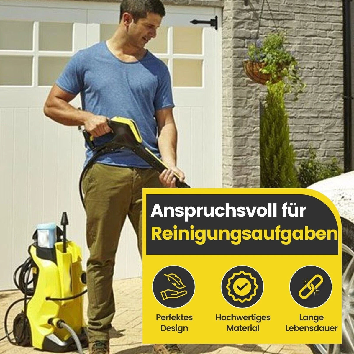 Hochdruckschlauch für Kärcher K-Serie – Quick Connect beidseitig, DN6 – Ansicht 14