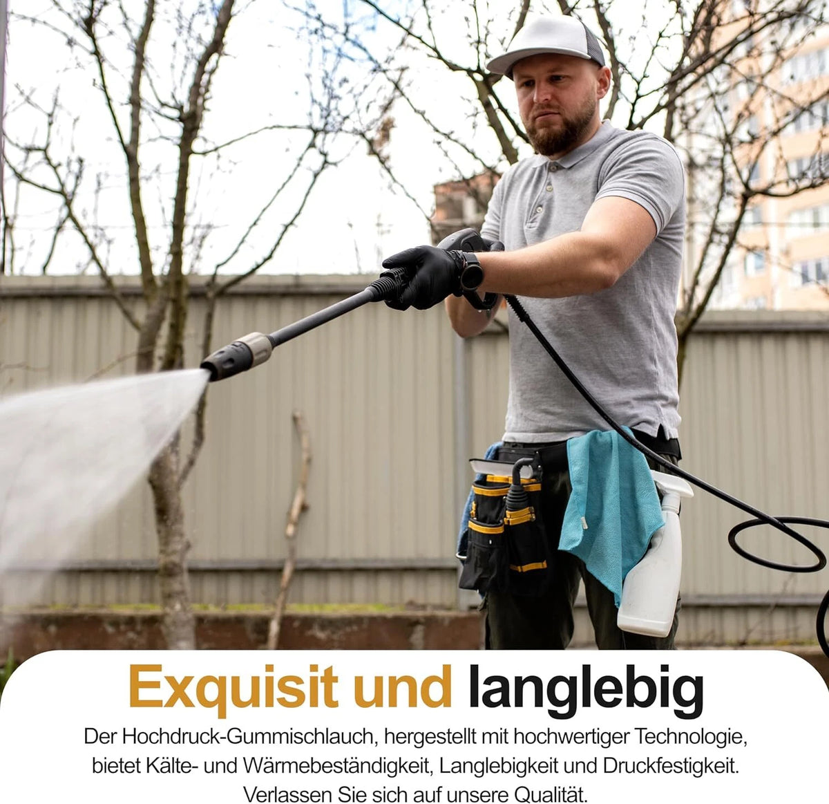 Schlauchset M22 IG / Kärcher Clip – mit Befestigungsclip, Referenz H 9 – Ansicht 14