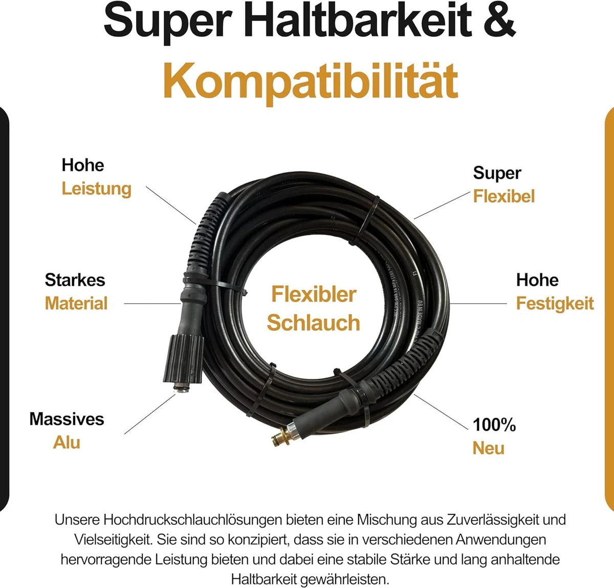Schlauchset M22 IG / Kärcher Clip – mit Befestigungsclip, Referenz H 9 – Ansicht 8