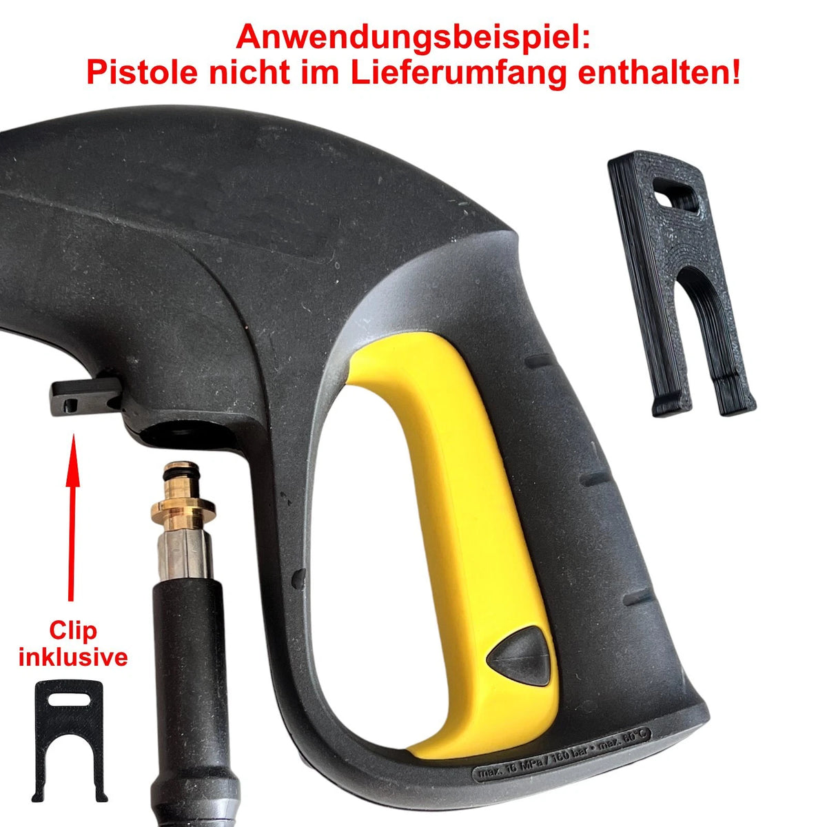 Schlauchset M22 IG / Kärcher Clip – mit Befestigungsclip, Referenz H 9 – Ansicht 5