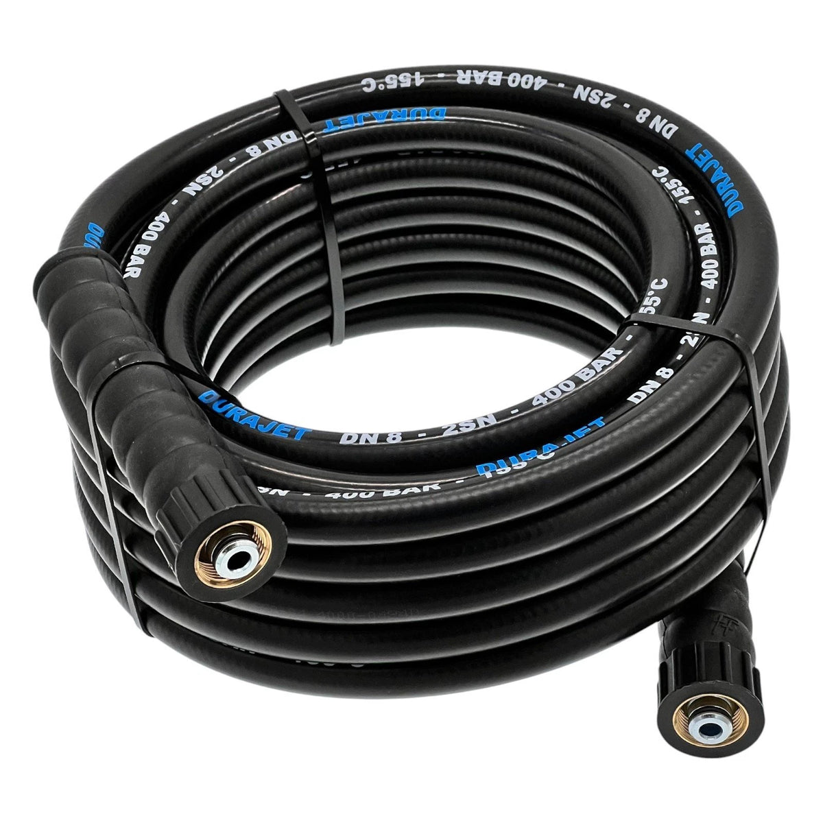 Profi-Hochdruckschlauch DN8 – 400 bar, beidseitig M22 IG, 2 Drahteinlagen – Ansicht 1