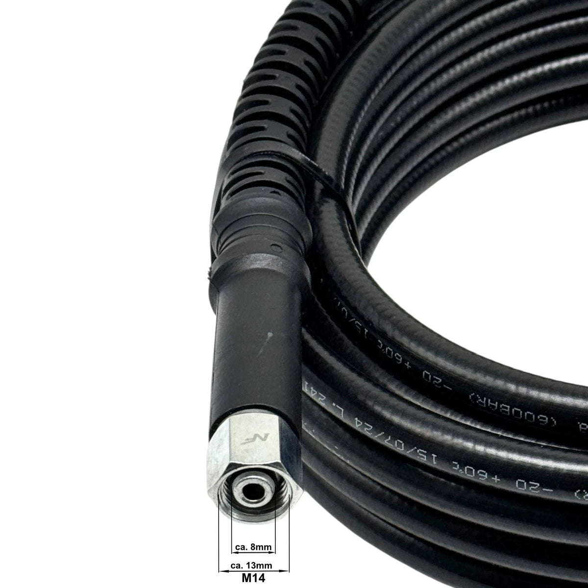 Hochdruckschlauch 20 m – M22 IG / M14 IG, DN6, 200 bar – Ansicht 4