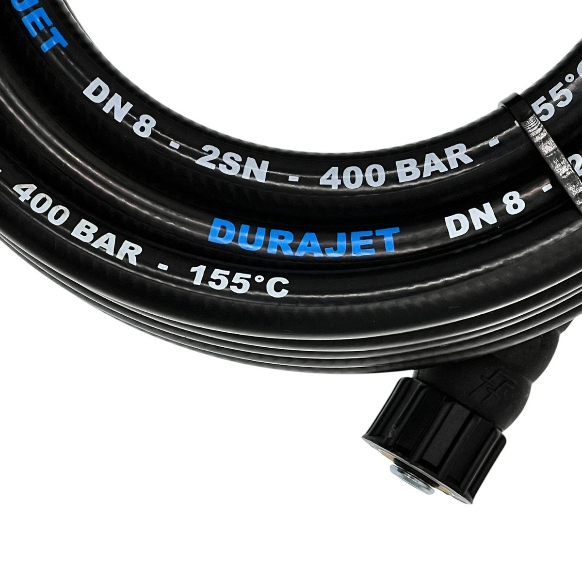 Profi-Hochdruckschlauch DN8 – 400 bar, beidseitig M22 IG, 2 Drahteinlagen – Ansicht 5