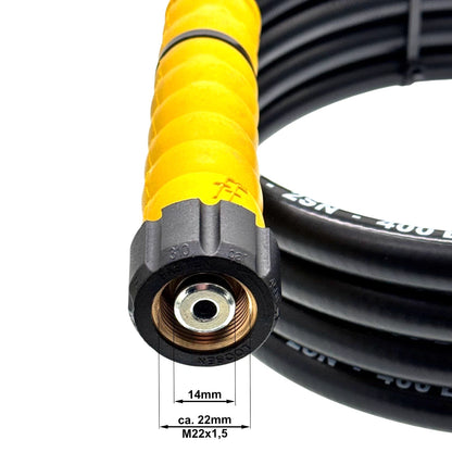 Trommel-Hochdruckschlauch DN8 – 400 bar, M22 IG / 8-mm-Trommelzapfen – Ansicht 4
